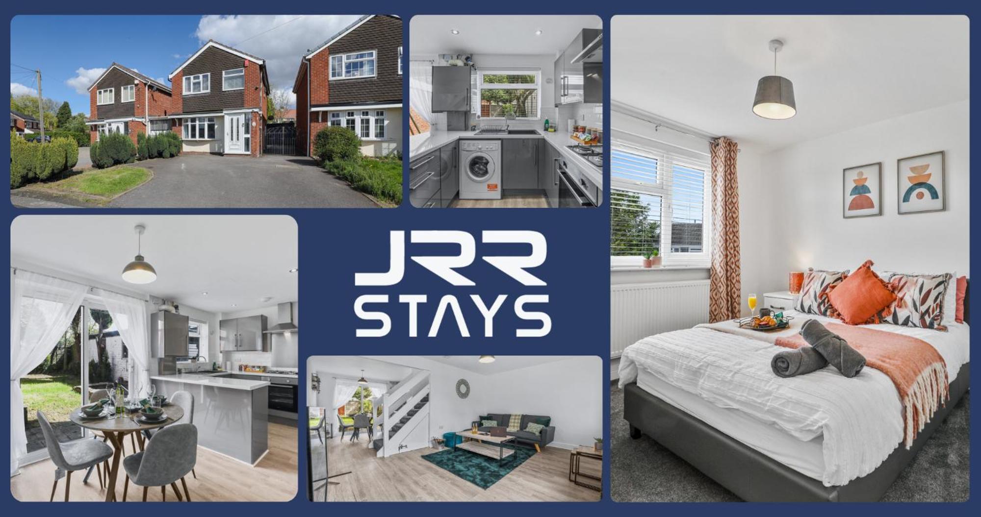 Wolverhampton - Amazing 3 Bedroom, Sleeps 6, Wi-Fi - Jrr Stays Buitenkant foto